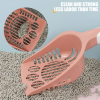 Pelle à litière pour chat en tofu, durable, écologique, réutilisable, portable, en plastique, résistante aux chutes, pour l'élimination des déchets d'animaux de compagnie