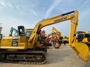 PC130 Komatsu, PC120, PC160รถขุดขนาดกลาง, 13ตัน, 12ตัน, รถขุดมือสอง16ตัน, การก่อสร้างเทศบาล - Product Image 2