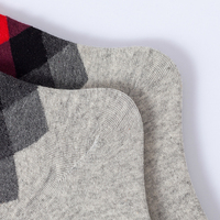 Chaussettes folles à la mode en coton mi-mollet Argyle Chaussettes pour hommes Chaussettes drôles