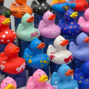 Large 9Cm Rubber Unicorn <b>Bath</b> 4Inch Floating Yellow Duck for Little Babies Foreign Trade Water-Affected Toy - Product Image 5