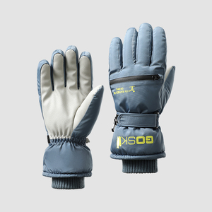 Gants de neige coupe-vent imperméables à écran tactile thermiques chauds d'hiver pour hommes et femmes avec logo personnalisé - Product Image 2