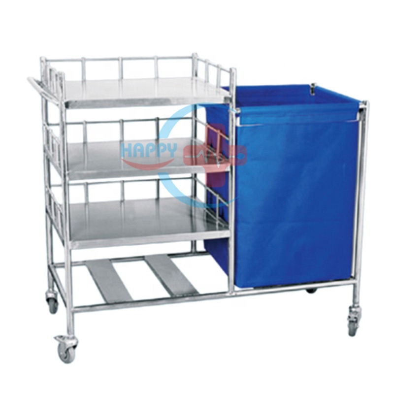 HC-M060 распродажа! Медицинское оборудование для четырех слоев Тележка из нержавеющей стали для кормления тележка 4 слоя тележка медицинская тележка мешка для сбора пыли