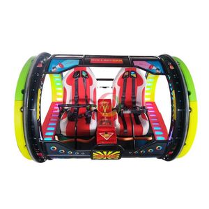 EASYFUN Coche de Juego Giratorio 360 con Luces Intermitentes, Superventas para Parques de Diversiones - Product Image 1