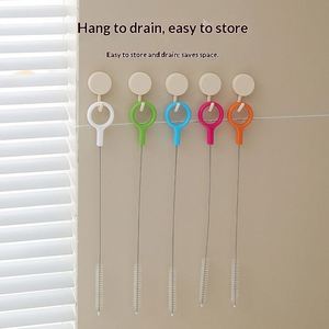 Long Manual Baby Pacifier and Cup <b>Cleaning</b> <b>Brush</b> with Fine Lengthening Design Model Yh002 Made in Shenzhen - Product Image 3