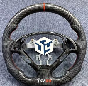 Volante Deportivo de Fibra de Carbono y Cuero Perforado con Luces LED para Infiniti G27 G37, <span class=keywords><strong>Precio</strong></span> al por Mayor - Product Image 3