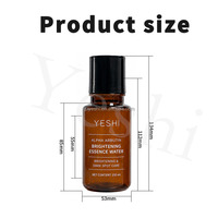 Flacon cosmétique personnalisé en PET ambré de 150 ml avec bouchon à vis noir, vide, pour toner, essence, lotion, emballage de soins de la peau, OEM ODM