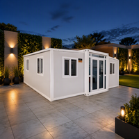 Fournisseurs chinois de maisons conteneurs extensibles personnalisées de 20 pieds et 40 pieds, maisons préfabriquées prêtes à être expédiées, maison pliable
