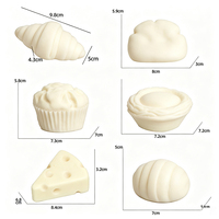 Kit de peinture pour pain squishy DIY à remontée lente, ensemble de peinture alimentaire avec pinceaux et palette, activité créative pour enfants