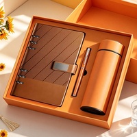 Cadeaux d'affaires promotionnels, coffret cadeau d'entreprise de luxe avec logo personnalisé, carnet, stylo, flacon, pour cadres, en vrac