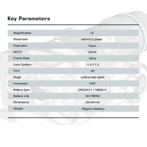 QCNV Jerry-C ELF-C Professionelle Wärmebildlösung für Raue Umgebungen Clip-On Wärmebild-Nachtsichtkombination Werkseitig Zertifiziert - Product Image 6