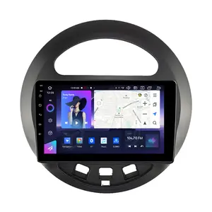NaviFly NF QLED ekran yeni Android 8 çekirdek 8 + 256G araç DVD oynatıcı oyuncu Geely Panda 2009-2016 ile araba oynamak android oto