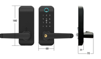 Serrure de porte intelligente, empreinte digitale, électronique, application Ttlock, télécommande, entrée sans clé, serrure intelligente automatique, installation facile, hôtel