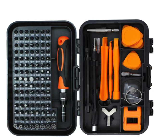 SZMIQU 139 in 1 Kits Stainless Steel Repair Box Workshop Screwdriver Tool Kit
