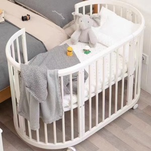 Letto Ovale Bianco per Bambini, Divano e Tavolo Didattico per Uso Ospedaliero e Domestico, Letto Gioco per Bambini - Product Image 2