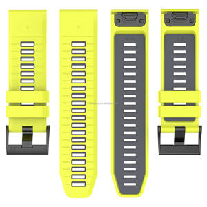 Nueva Correa de Silicona de Doble Color con Hebilla de Presión para <span class=keywords><strong>Reloj</strong></span> Deportivo Garmin Fenix 7 Pro 22mm 26mm, Compatible con Fenix 5X 6X, 2025 - Product Image 4