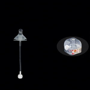 Boîte de rangement en silicone à large ouverture pour tétines, compatible avec les tétines à aspiration monobloc à débit moyen et les becs de style canard, ensemble en boîte pour bébé - Product Image 3
