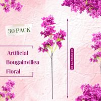 Fleurs Artificielles de Bougainvillier Violettes Direct Usine pour Décoration de Jardin