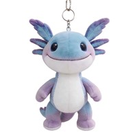 Nouveau Porte-clés Peluche Dragon Lait Pleurant Salamandre Peace Elite, Pendentif Mignon Tombe des Disparus en Coton PP, à partir de 14 ans