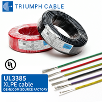 Câble Triumph UL3385 isolé XLPE 105 ℃   Câble en cuivre étamé 300V VW-1 pour ordinateur, appareil photo numérique, instrument de mesure