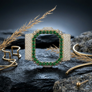 Lunette de montre personnalisée avec diamants, pièces de montre de luxe hip-hop - Product Image 2