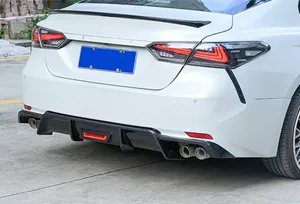 StarNav For Sport SE XSE 2018-2023 Car Rear Bumper <b>Diffuser</b> Lip Guard with <b>LED</b> Light Modification Surround Kits - Product Image 4