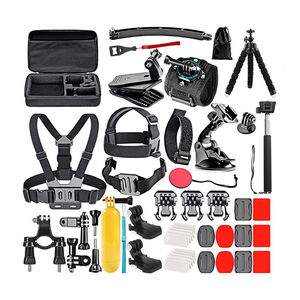 Takenoken 50 1 Kit de accesorios para cámara deportiva Correa para el pecho y bolsa de transporte de almacenamiento de viaje para GoPro <span class=keywords><strong>Insta360</strong></span> y más - Product Image 1
