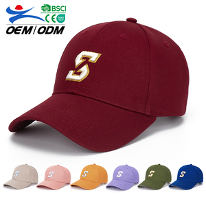 Gorras de Béisbol Deportivas de Algodón Coloridas para Adultos, con Letras Bordadas, Diseño Deportivo y Elegante para Actividades al Aire Libre, Primavera - Product Image 1