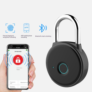 Không thấm nước chống trộm Kiểm soát an ninh vân tay Keyless ổ khóa thông minh ứng dụng ổ khóa thông minh - Product Image 1