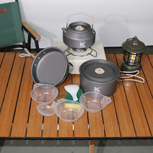 ชุดกระทะอลูมิเนียมอัลลอยด์เคลือบกันติด KEEP KAMP ขนาด 4 ลิตร น้ำหนักเบา พับเก็บได้ ประหยัดพื้นที่ ใช้ได้กับเตาแก๊สและเตาแม่เหล็กไฟฟ้า - Product Image 4