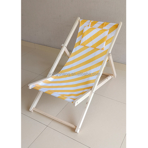 Chaise de plage avec LOGO personnalisé, impression sur <span class=keywords><strong>toile</strong></span>/tissu Oxford, chaise longue <span class=keywords><strong>en</strong></span> <span class=keywords><strong>bois</strong></span> - Product Image 6