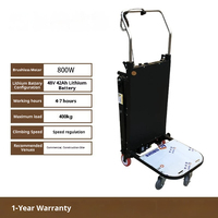 Machine à monter les escaliers électrique portable pliable à 4 roues JYH 48V 36Ah avec batterie, capacité de charge de 200 kg, OEM