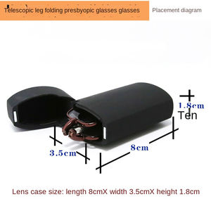 Модные тонкие складные очки для чтения с телескопическими линзами для унисекс, для квадратного лица, ультралегкие, портативные - Product Image 2