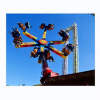 Équipement de parc d'attractions Waimar jeux de carnaval chaise rotative à 360 degrés manèges de clown amusants de cirque fou