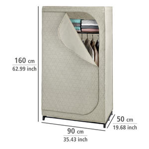 WENKO Balance Kleiderschrank 90x160x50cm taupe - Product Image 3