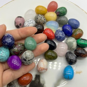 Mini huevos <span class=keywords><strong>de</strong></span> cristal en forma <span class=keywords><strong>de</strong></span> Chul <span class=keywords><strong>de</strong></span> 20 mm, Pascua, ágata, <span class=keywords><strong>jade</strong></span> y mineral <span class=keywords><strong>de</strong></span> ave - Product Image 4