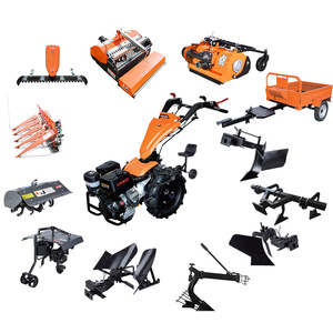 Cultivateur rotatif polyvalent 2 roues motrices, facile à utiliser, tracteur <span class=keywords><strong>de</strong></span> jardin à conducteur marchant, petit tracteur. - Product Image 1