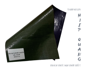 Bâche lourde en PVC tissé PE 100% de couleur bleue utilisée pour protéger contre le soleil et la pluie de vent d'huile de poussière d'eau - Product Image 3