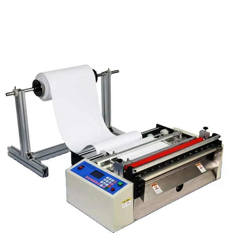 Rolo de papel a4 da operação fácil da eficiência alta a máquina de corte da folha de alumínio