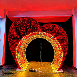 Luz con Motivo de Corazón para Navidad y San Valentín, Decoración Romántica para Bodas y Eventos, Decoración Exterior para Diversas Temporadas - Product Image 1