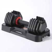 Haltères réglables en fonte à Offre Spéciale directe d'usine avec barre d'haltères 25lb/11kg pour la salle de sport à domicile