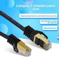 Cable de Red Cat7 con Doble Blindaje, Cobre Libre de Oxígeno, Cable de Conexión de 10 Gigabits CAT7 SSTP, Bajo Humo, Libre de Halógenos, Red de Alta Velocidad