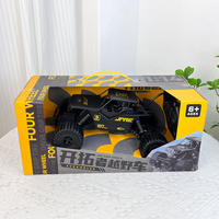 Véhicule tout-terrain électrique télécommandé extra-large en métal, 4x4, pour escalade, avec fonction d'évitement d'obstacles et chargeur