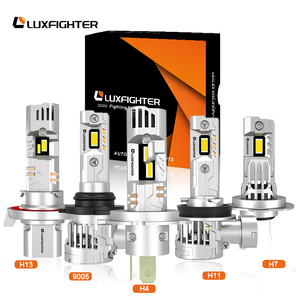 Luxfighter Q66 ad Alta Potenza 90W 9600lm H4 <span class=keywords><strong>H7</strong></span> H11 <span class=keywords><strong>Mini</strong></span> F30 C6s Fari a LED per Auto, Moto e Camion - Product Image 2