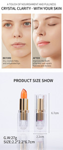 Maquillage professionnel pour les lèvres sans logo Marque privée Jelly Crystal Lipsticks <span class=keywords><strong>Rouge</strong></span> à lèvres changeant de couleur avec différents <span class=keywords><strong>PH</strong></span> - Product Image 5