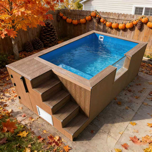 สระว่ายน้ำดีไซน์ร่วมสมัยพร้อมกระเบื้องแก้วและดาดฟ้าแบบคานยื่น - Product Image 5