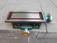 Table transversale de fraisage en métal avec base pivotante, table transversale pour machine de fraisage, table de travail pour machine de fraisage et de perçage