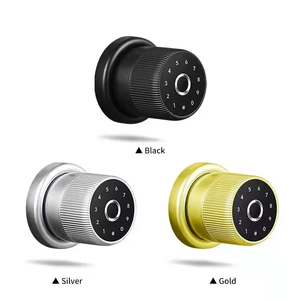 Apartment Office Biometric Fingerprint TTlock Zinc Alloy Wood <strong>Door</strong> Round <strong>Knob</strong> <strong>Digital</strong> Smart Cloud <strong>Door</strong> Lock - Product Image 5