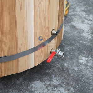 Keya Neues <span class=keywords><strong>Design</strong></span> Rundes Holz-Eisbad für Erholungstherapie – Großes Eisbadewanne - Product Image 4