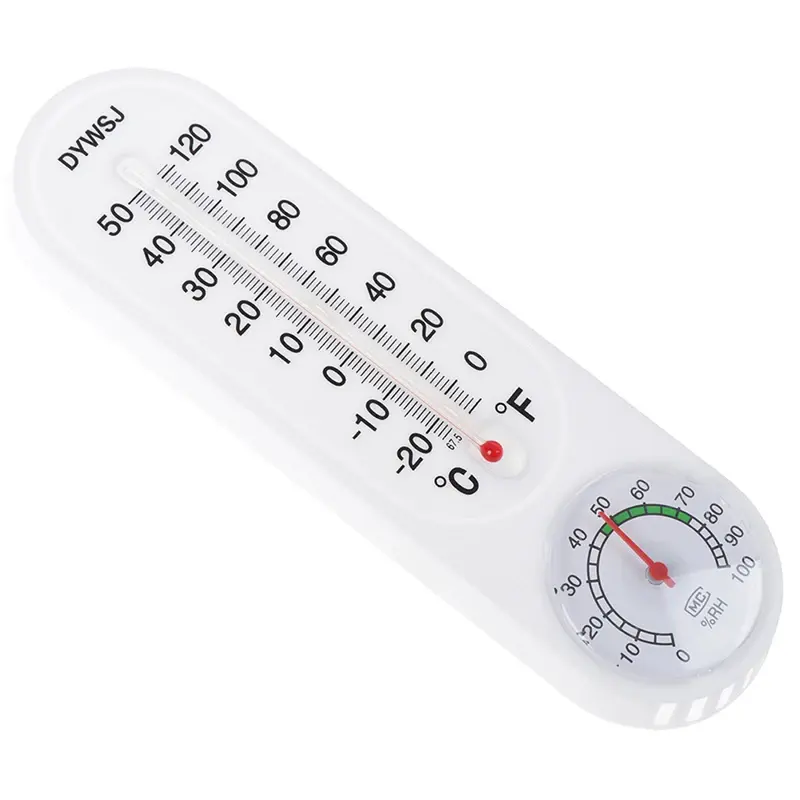 Wall Mounted Thermometer Hygrometer Breeding Thermometer Greenhouse Household Temperature Reader