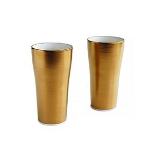 Tasse à whisky en céramique dorée de haute qualité, peinte à la main, de marque Heraeus Allemagne, avec logo personnalisé, pour café ou thé. - Product Image 6